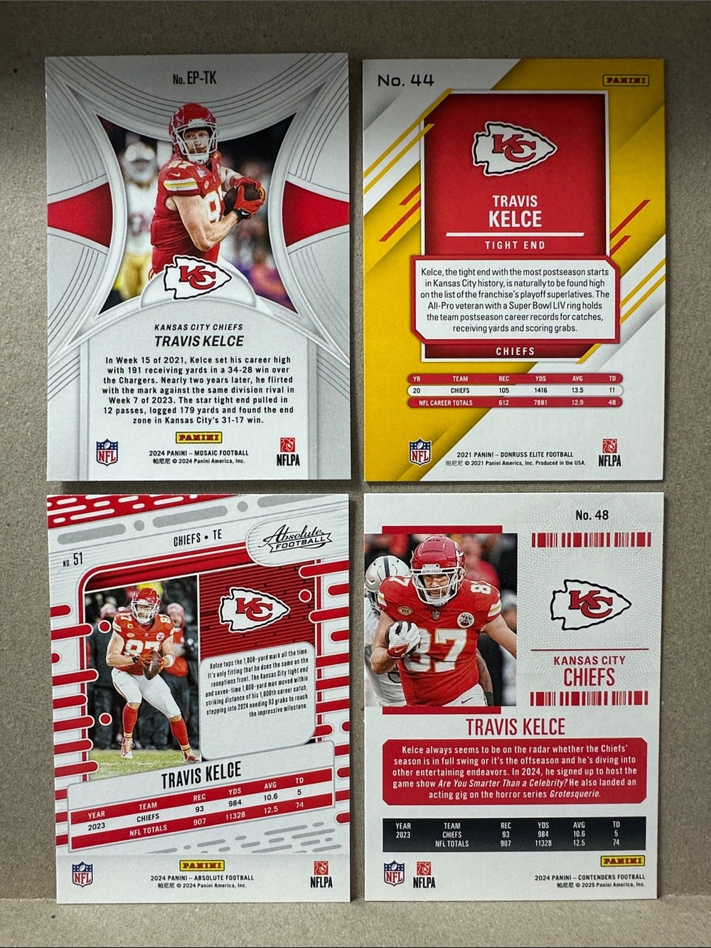 Patrick Mahomes/Travis Kelce Chiefs lot of 20 w/Chris Jones & Pacheco - Picture 7 of 11